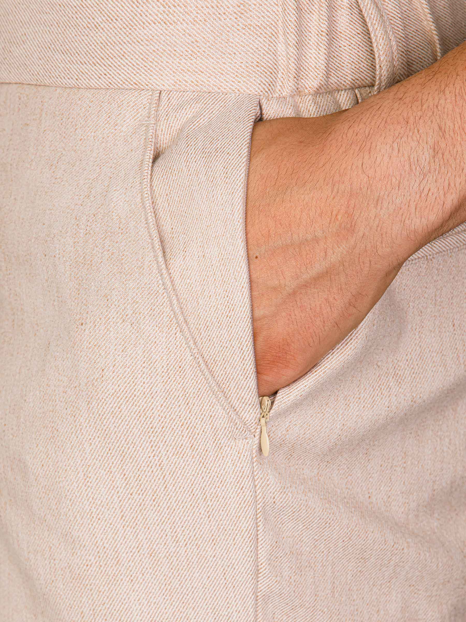 The Kristian Beige Shorts Wam Denim