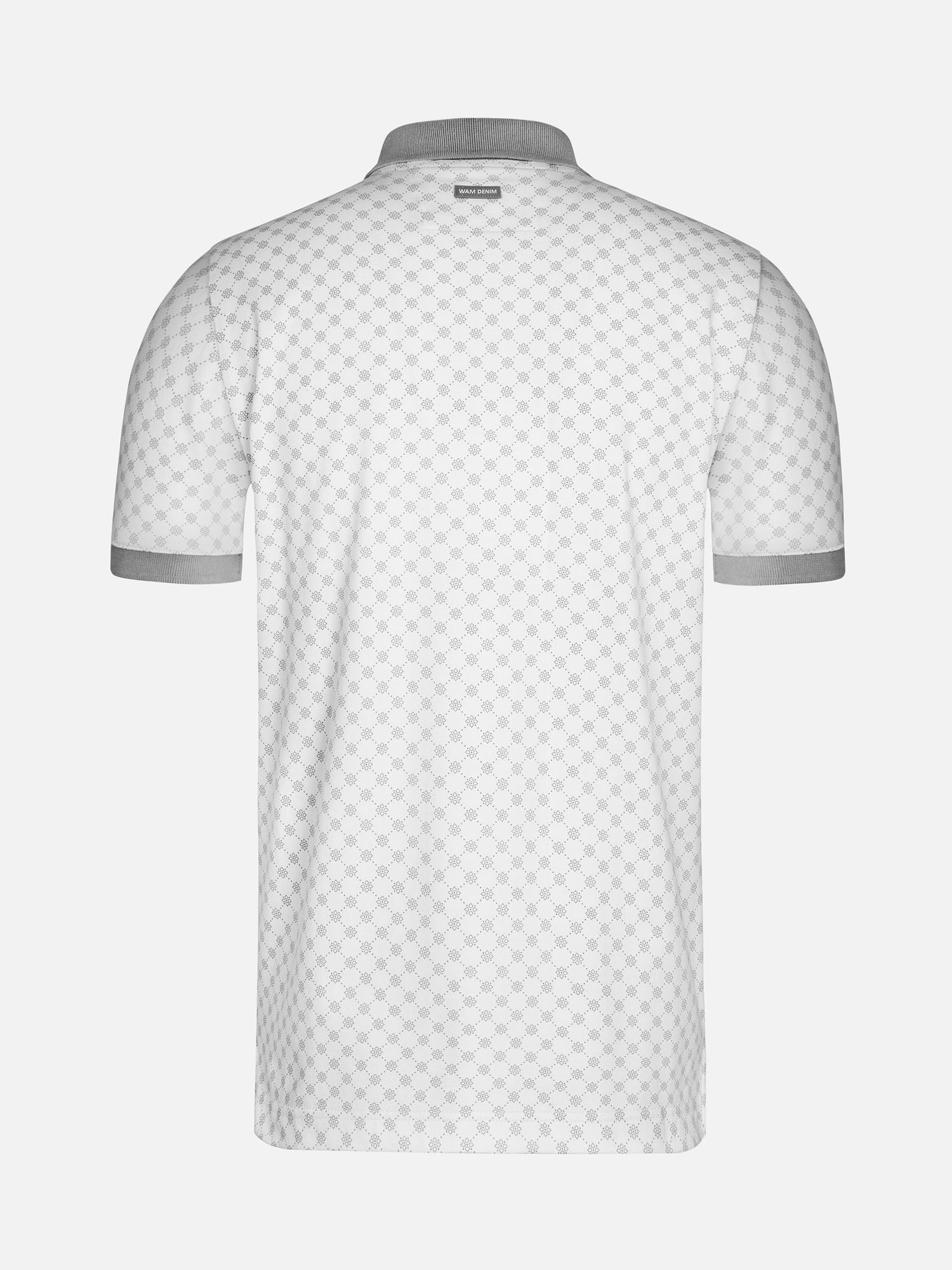 The Damir Grey White Polo