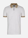 The Damir Beige White Polo