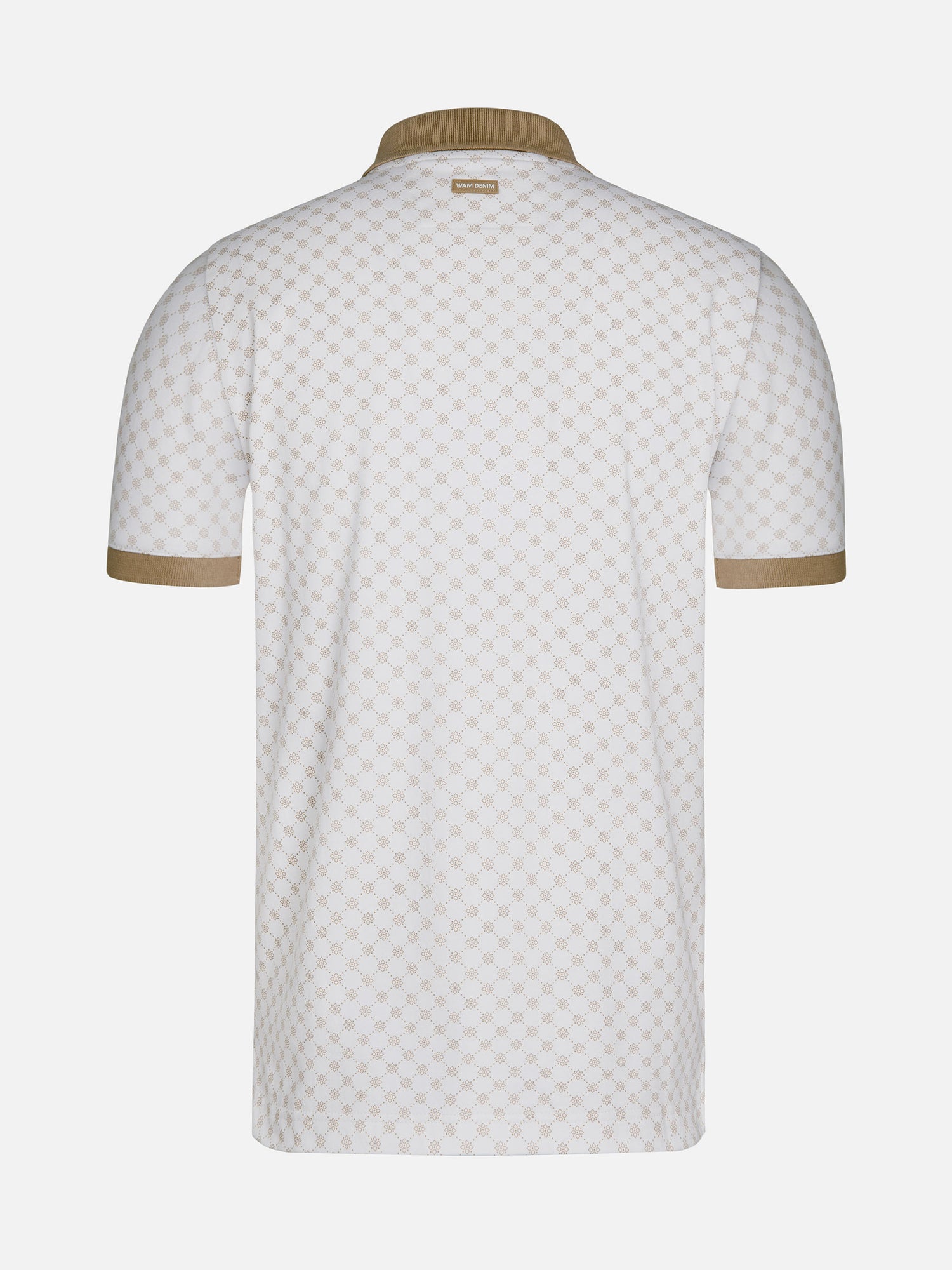 The Damir Beige White Polo
