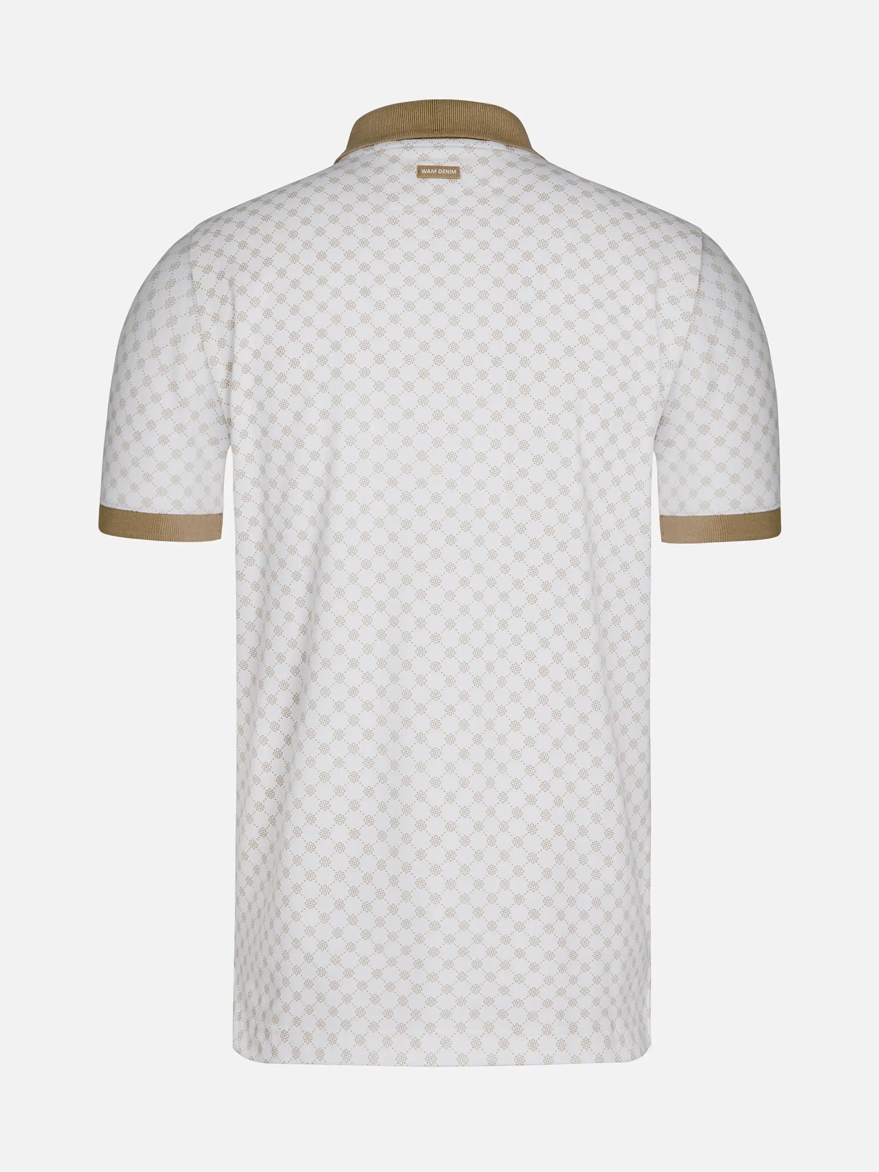 The Damir Beige White Polo Wam Denim