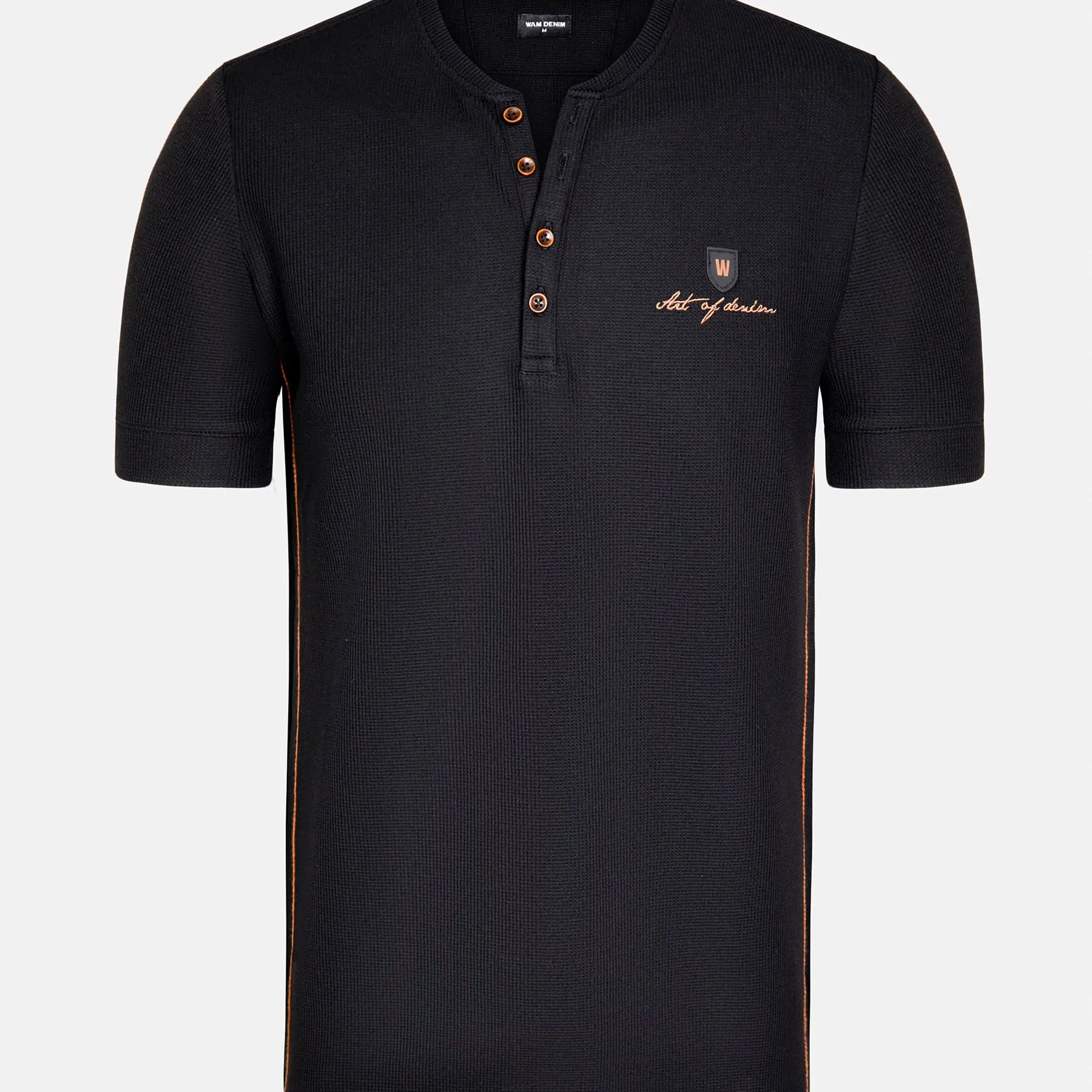 The Aston Black Tshirt Wam Denim