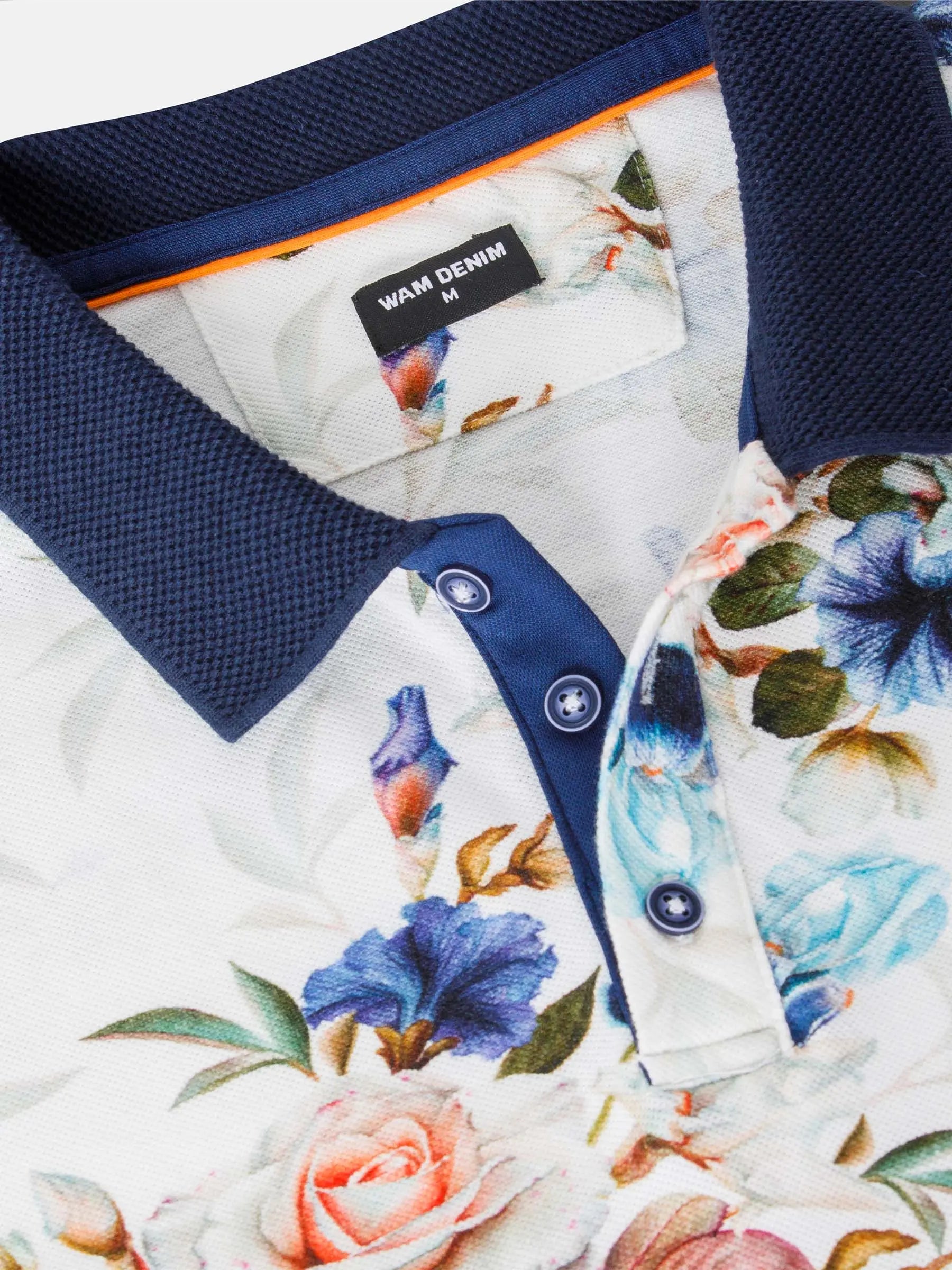 The Joey Off White Polo Wam Denim