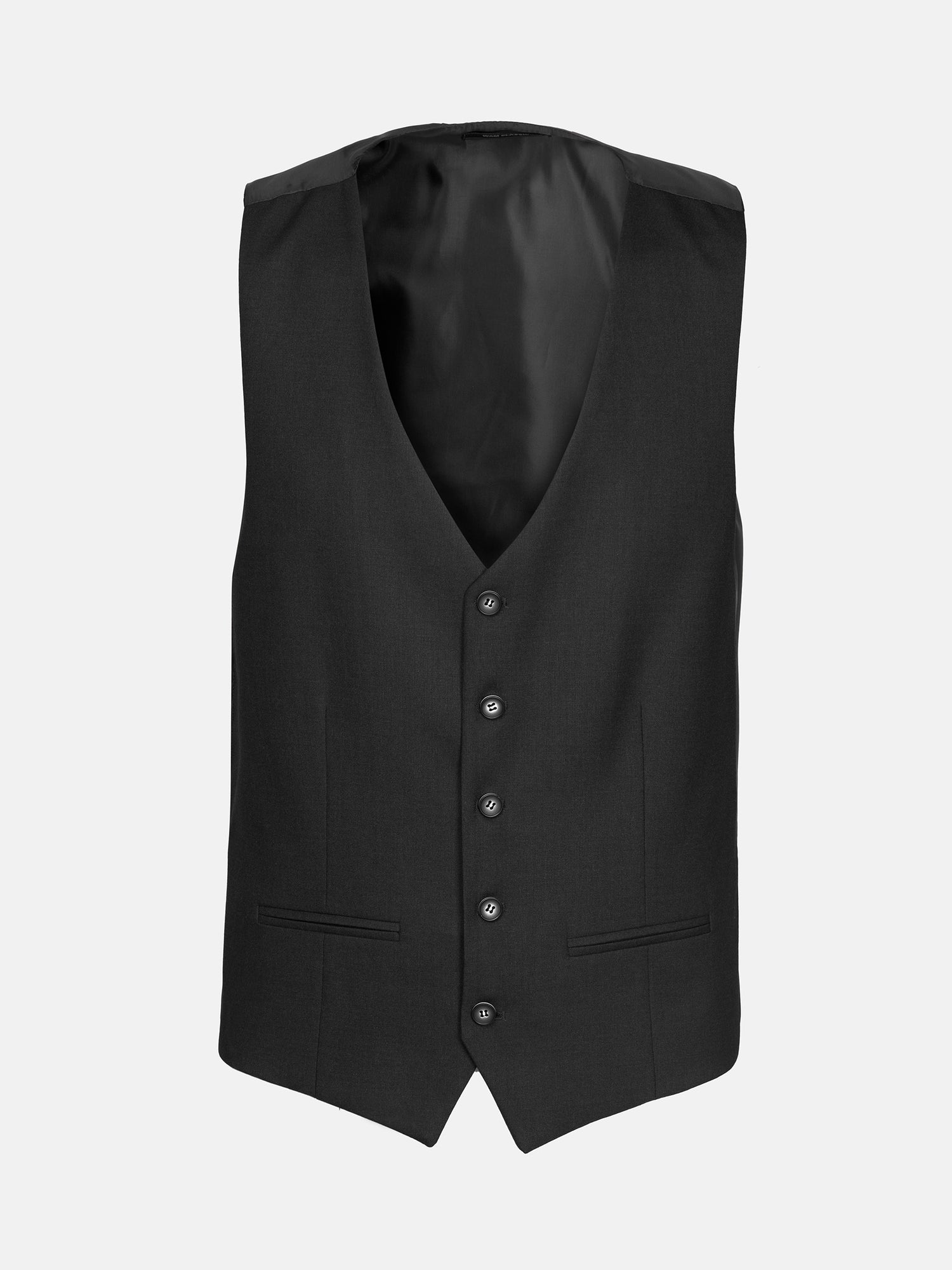 The Clarkson Black Suit Gilet