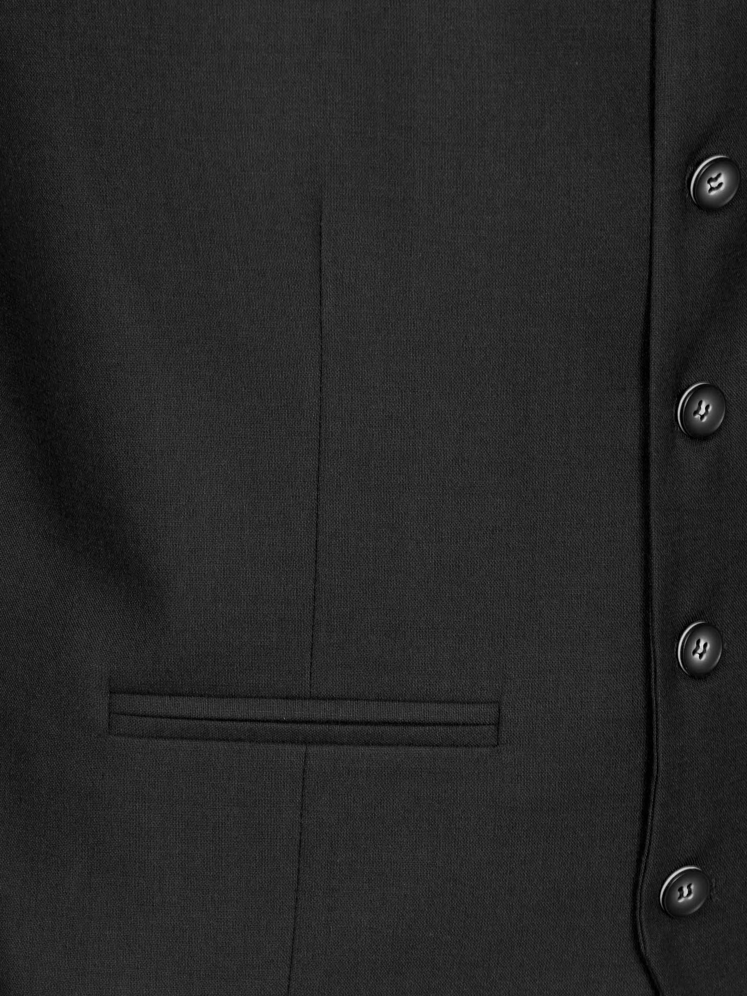 The Clarkson Black Suit Gilet