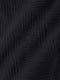 Detailed texture view of ribbed black knit sweater fabric – Wam Denim.