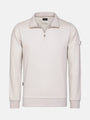 Stylish light beige Milburn Sweater with zipper. – Wam Denim.