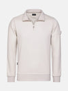 Stylish light beige Milburn Sweater with zipper. – Wam Denim.