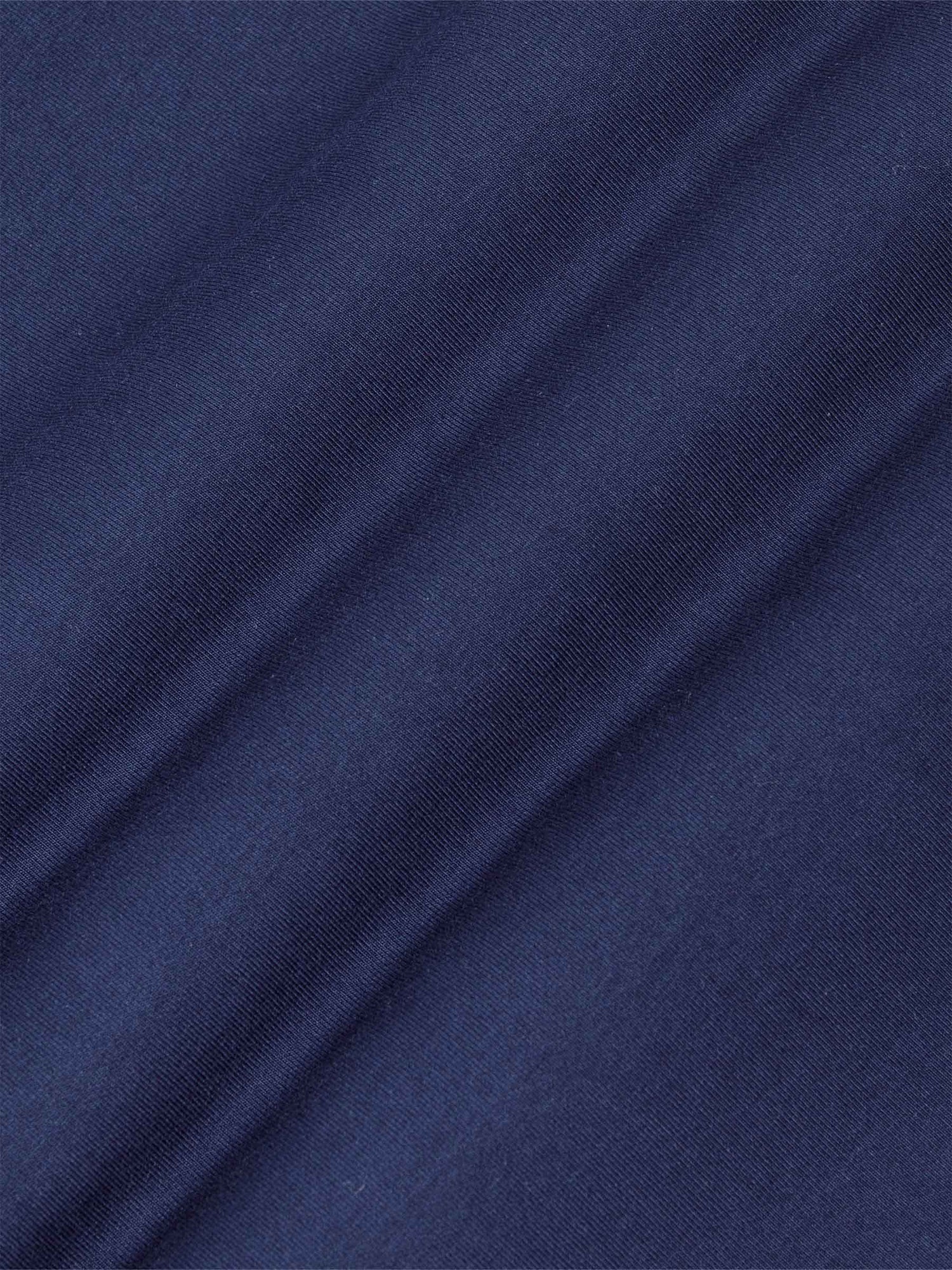 Navy Sweater fabric with folds