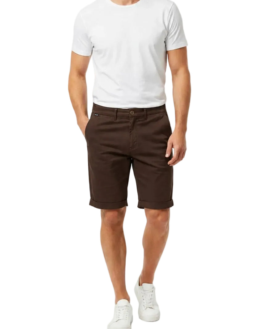 De Zurex Bruine Chino Shorts