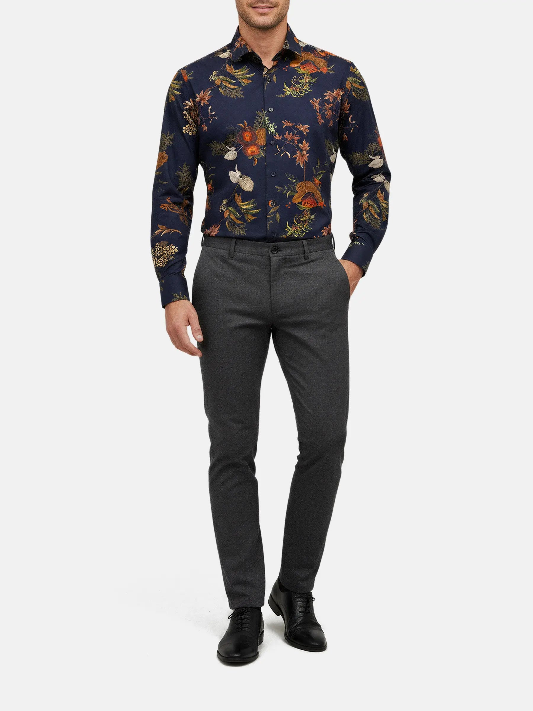 The Ayan Navy Shirt Wam Denim