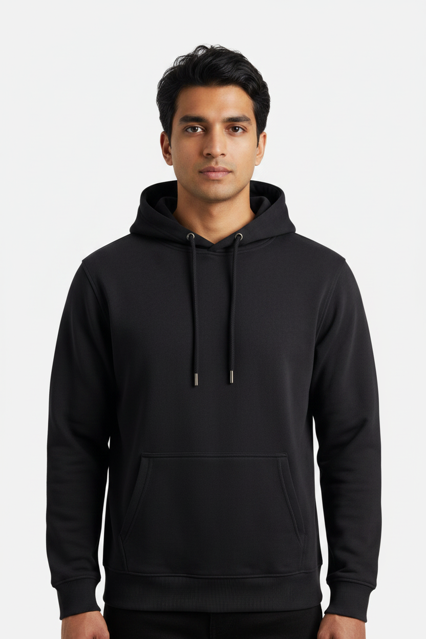 Black Hoodie – front