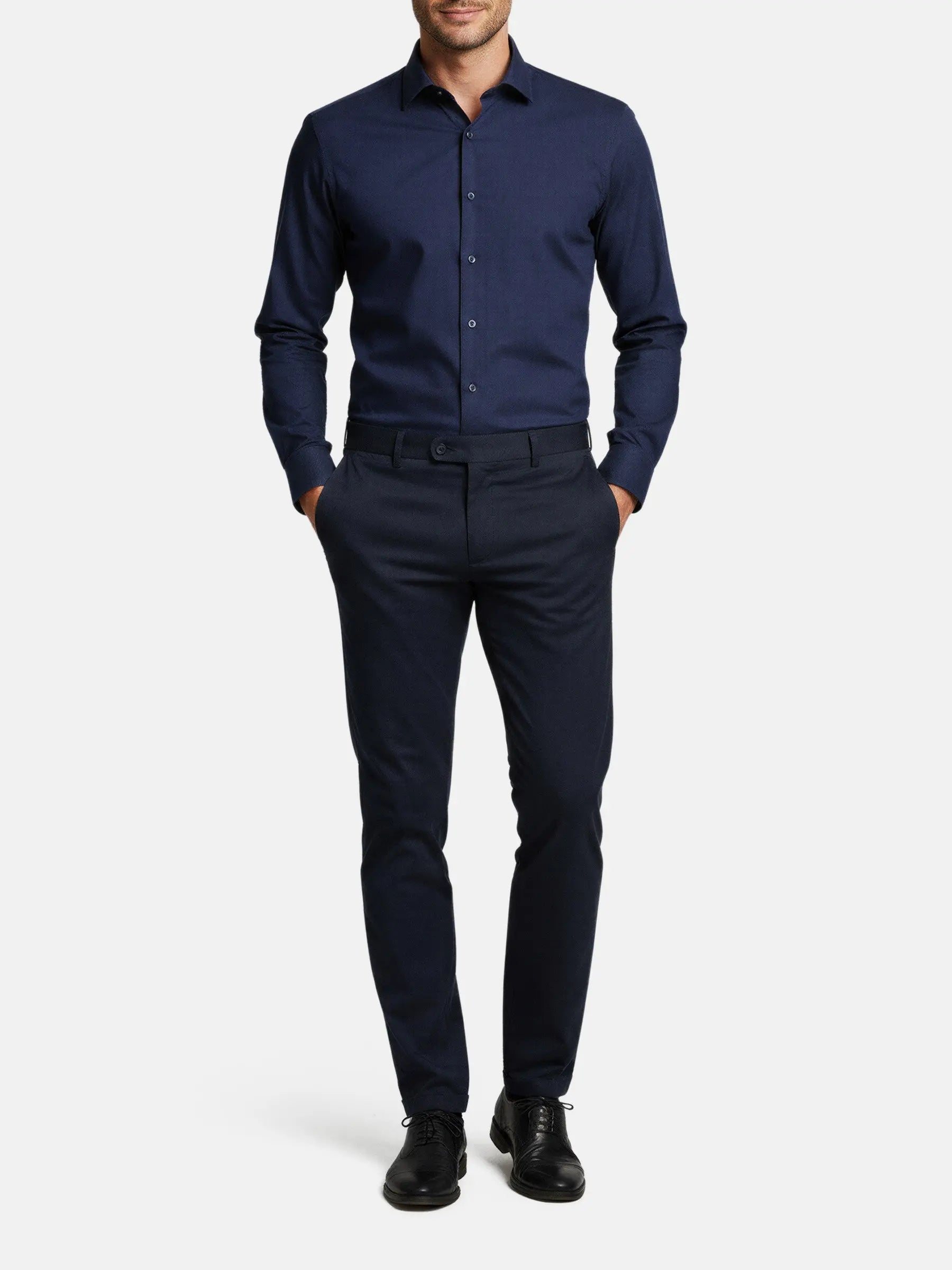 The Burgos Navy Shirt Wam Denim