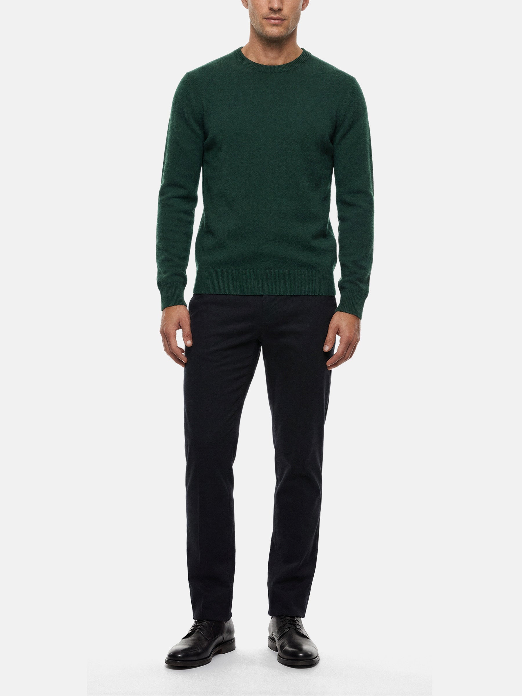 Der Cassian-Pullover in Dunkelgrün