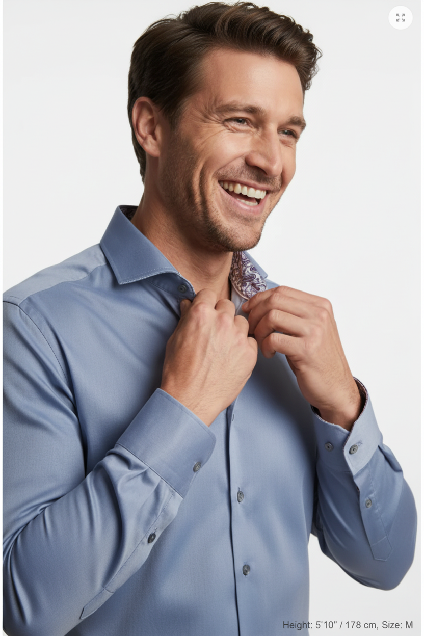 Collar Detail on Model