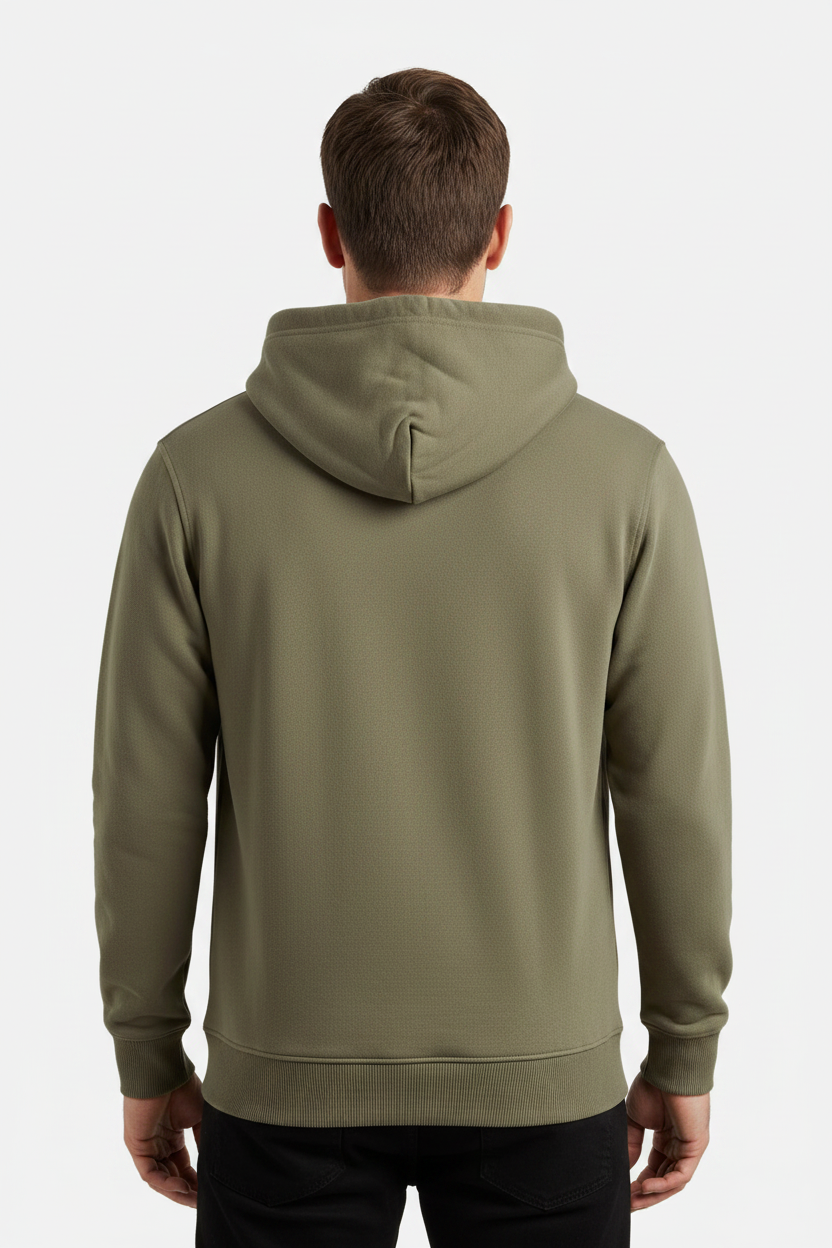 Dark Green Hoodie – back