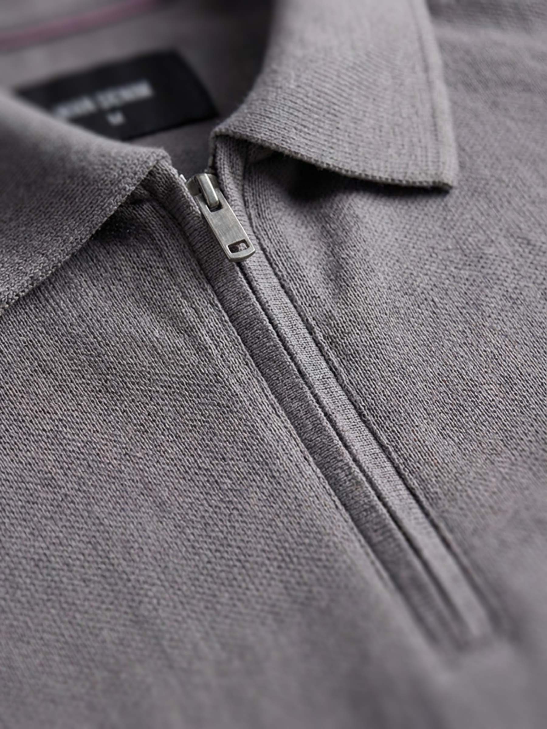 De Fintor Lichtgrijs Poloshirt