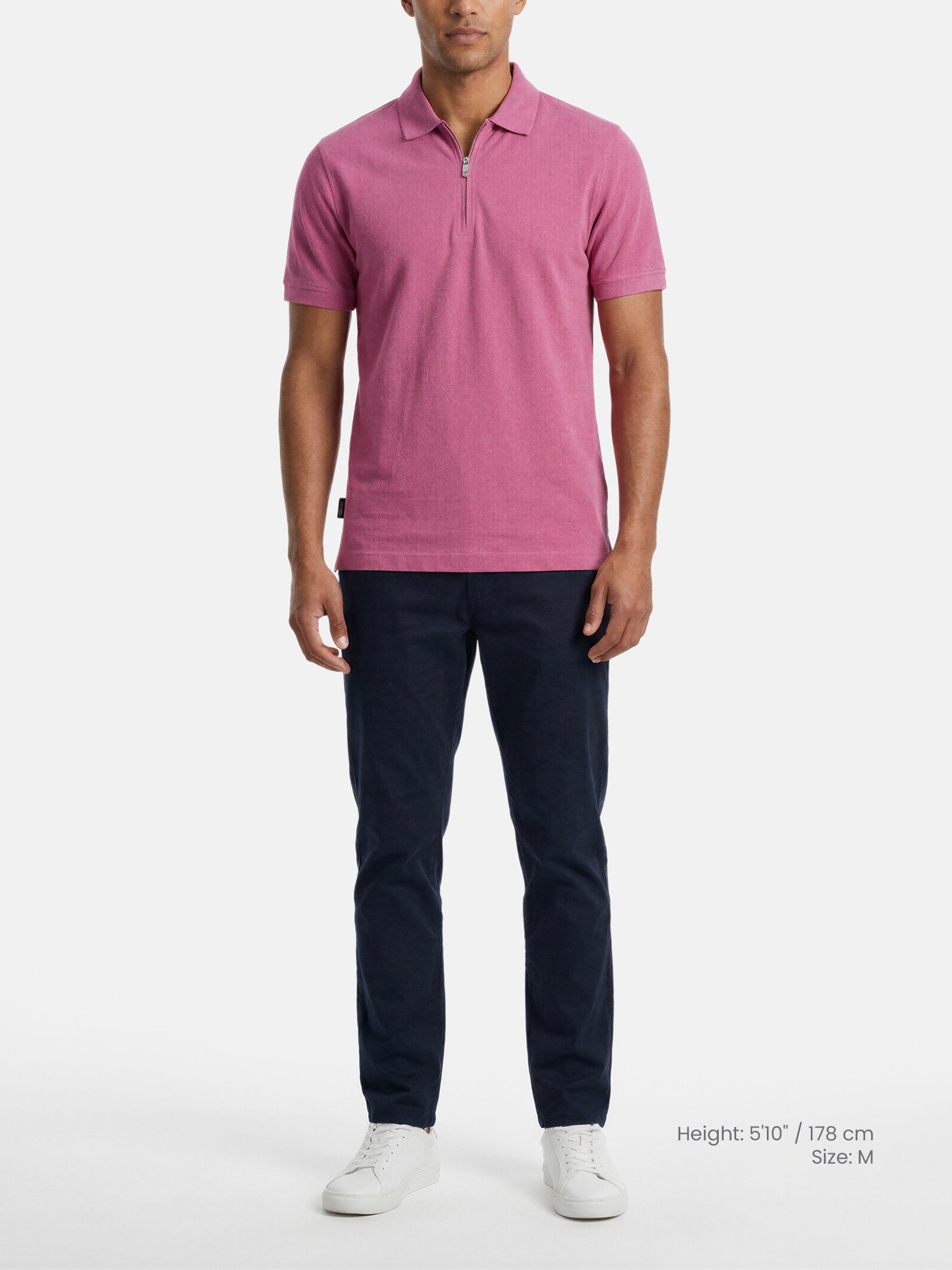 De Fintor Roze Poloshirt