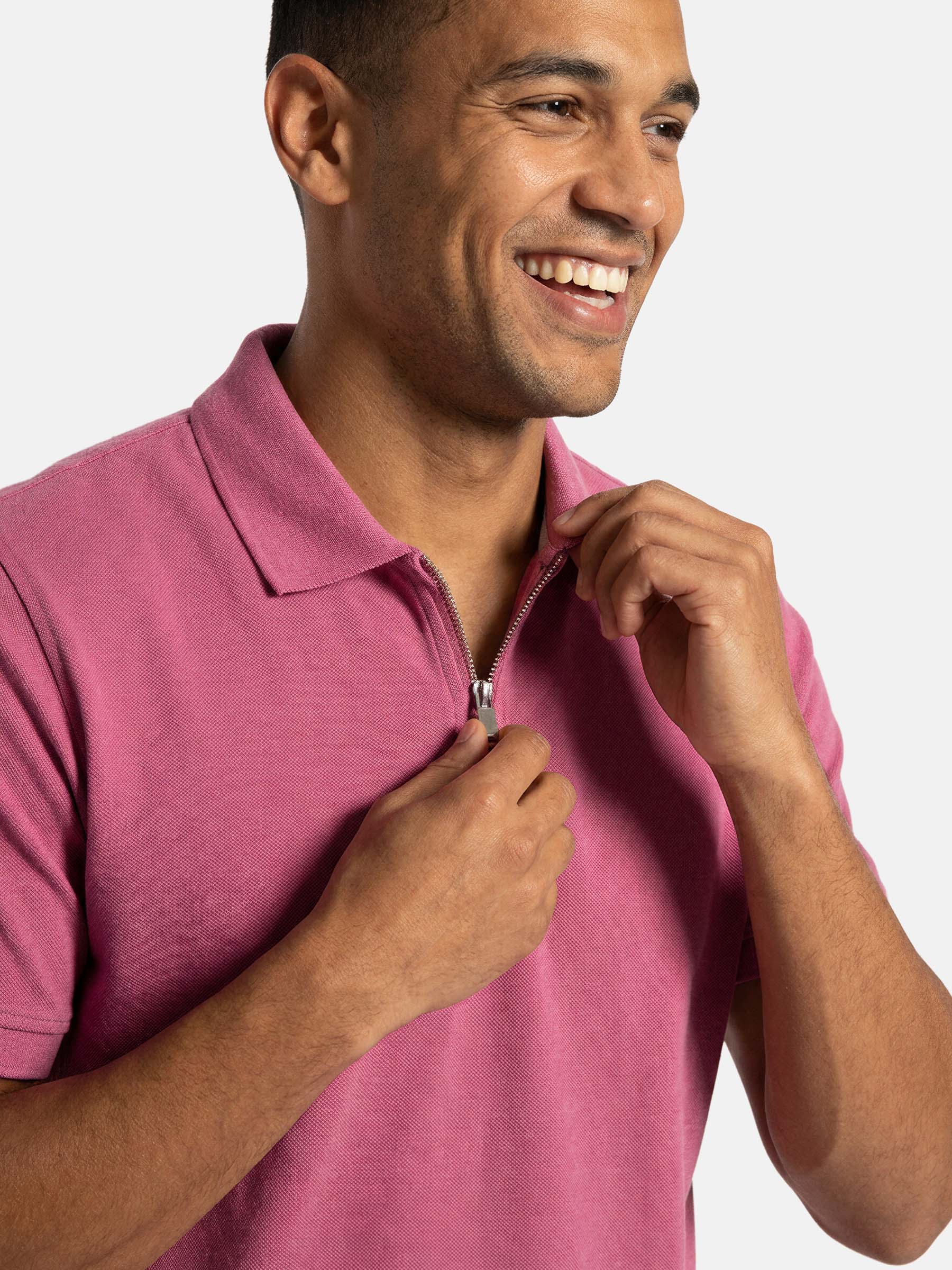 De Fintor Roze Poloshirt