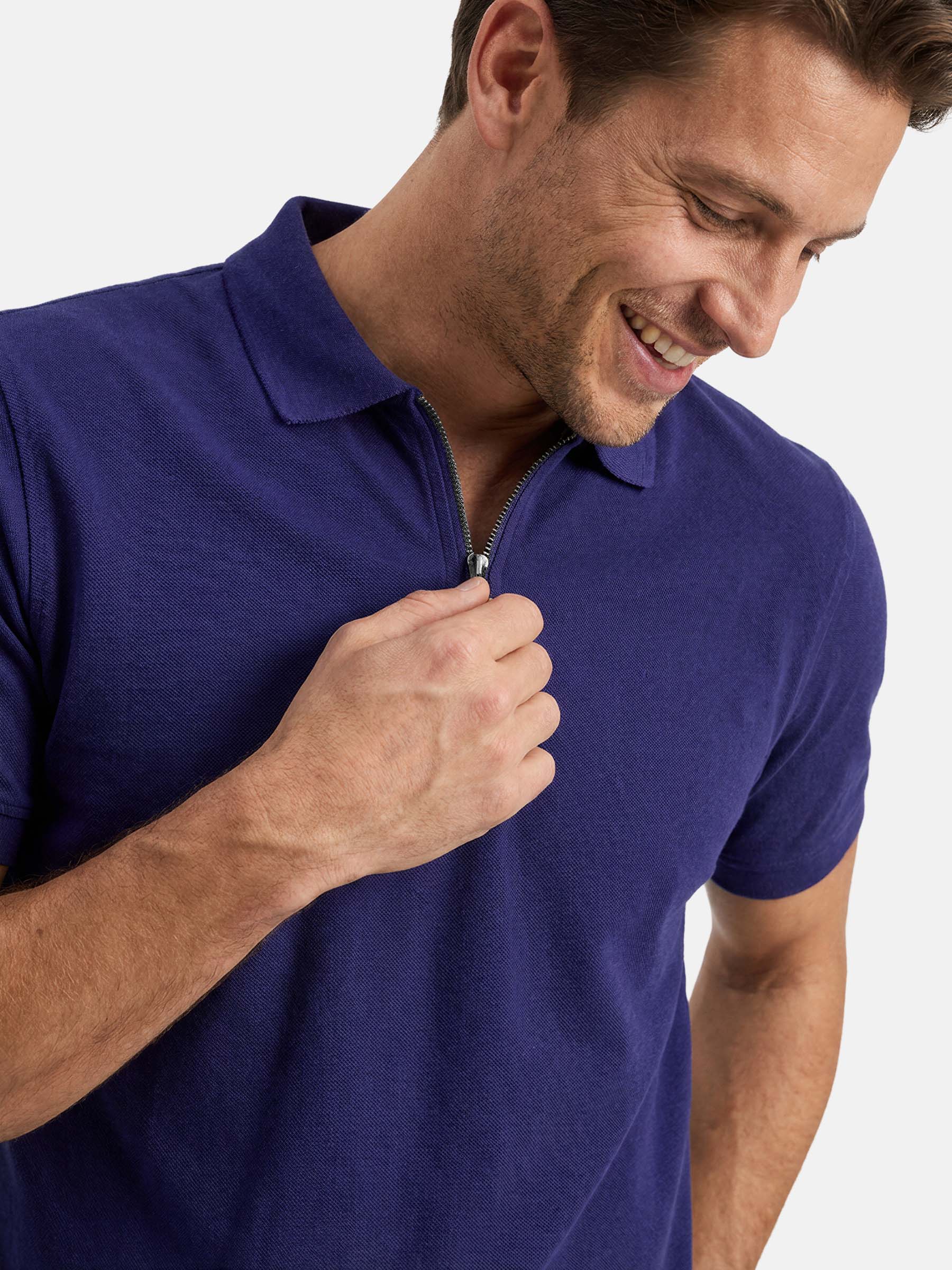 De Fintor Royal Blue Polo