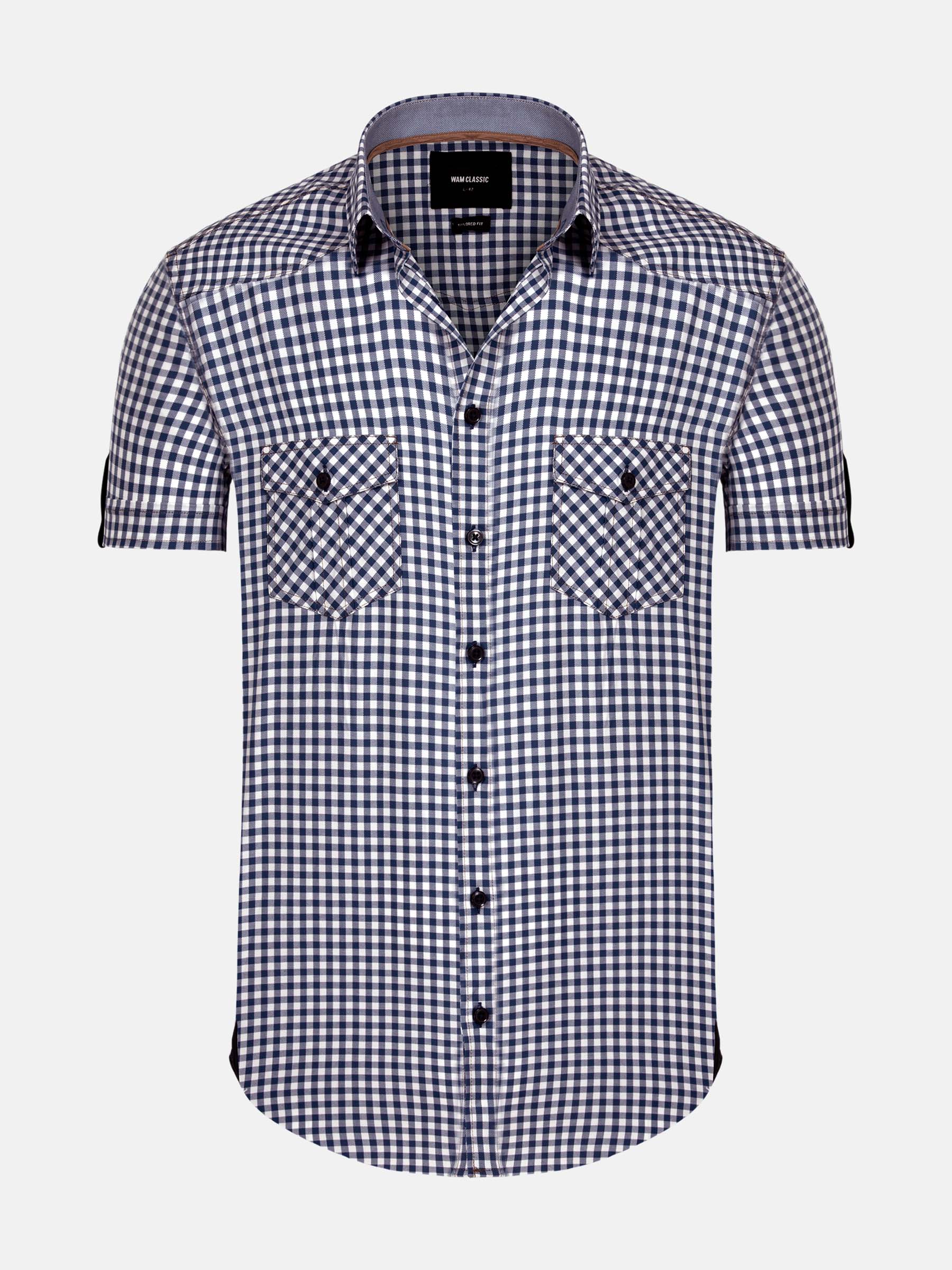 Het Hugo marineblauwe shirt