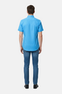 Valmor Sky Blue Short Sleeve Shirt - Back