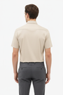 Wam Denim Brylor Beige Short Sleeve Shirt – back view on model