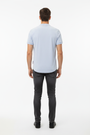 WAM DENIM T-Shirt 79664 Velvet Light Blue - Back View