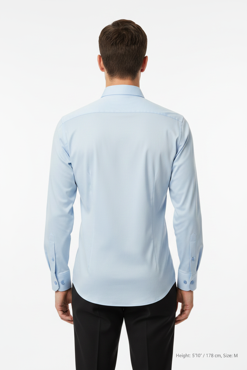 Full body back view