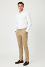 WAM DENIM Chino 72446 Thalin Dark Beige - Three-Quarter View