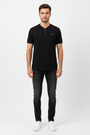 WAM DENIM T-Shirt 79664 Velvet Black - Front View