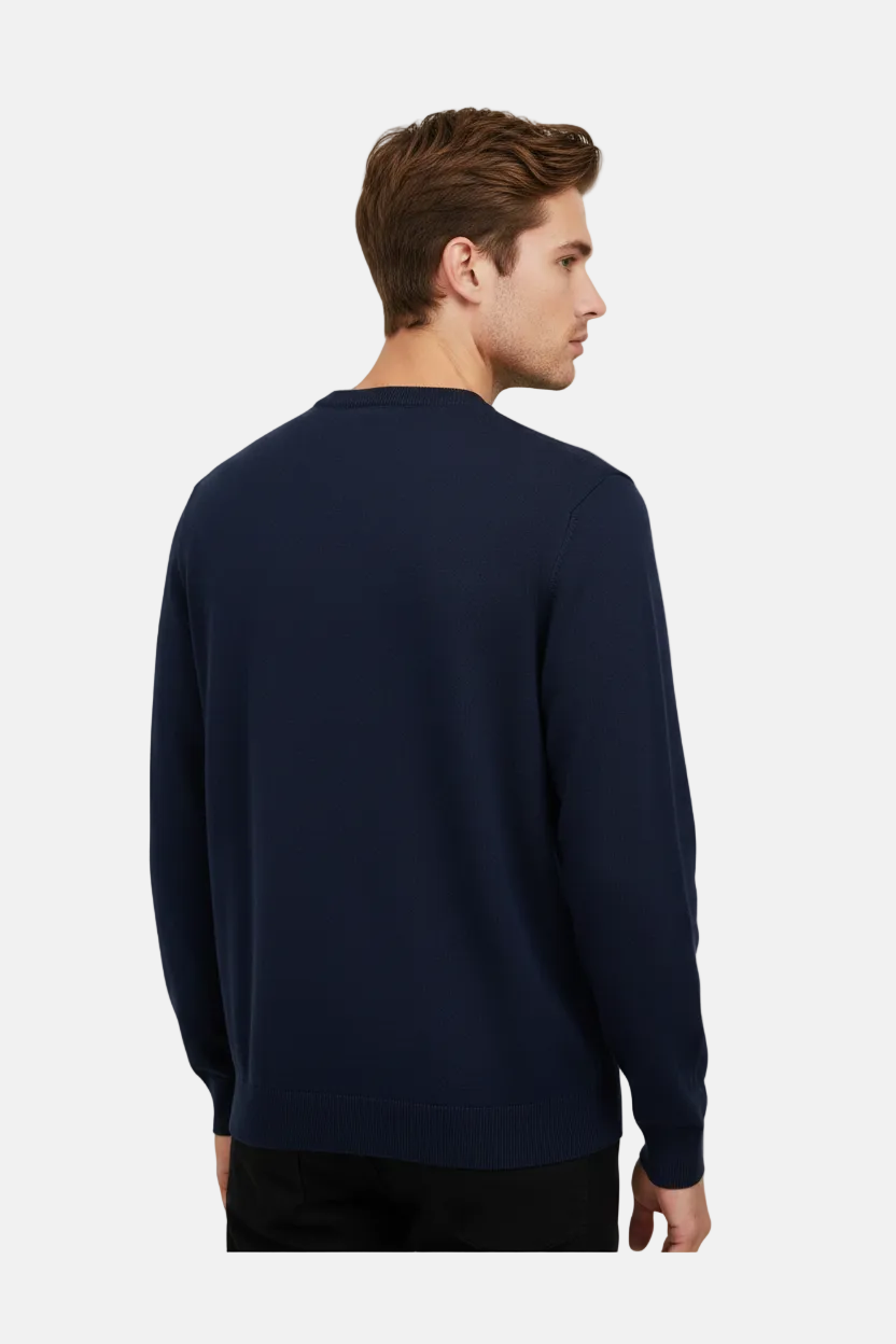 Thorn Blue Pullover - Back Upper Body