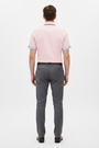 Wam Denim Seldor Pink Short Sleeve Shirt – back view on model