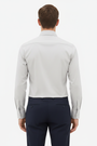 Wam Denim Norvik Light Grey Long Sleeve Shirt – back view on model
