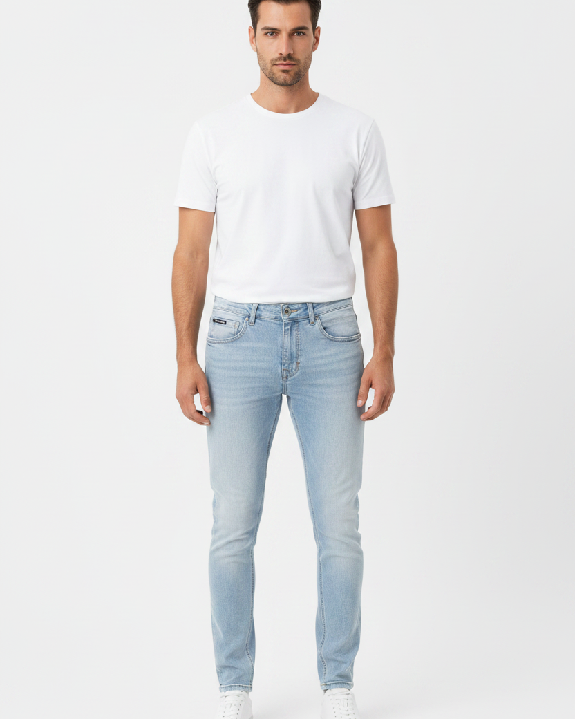 WAM DENIM Jeans 72452 Halvik Light Blue - Front View