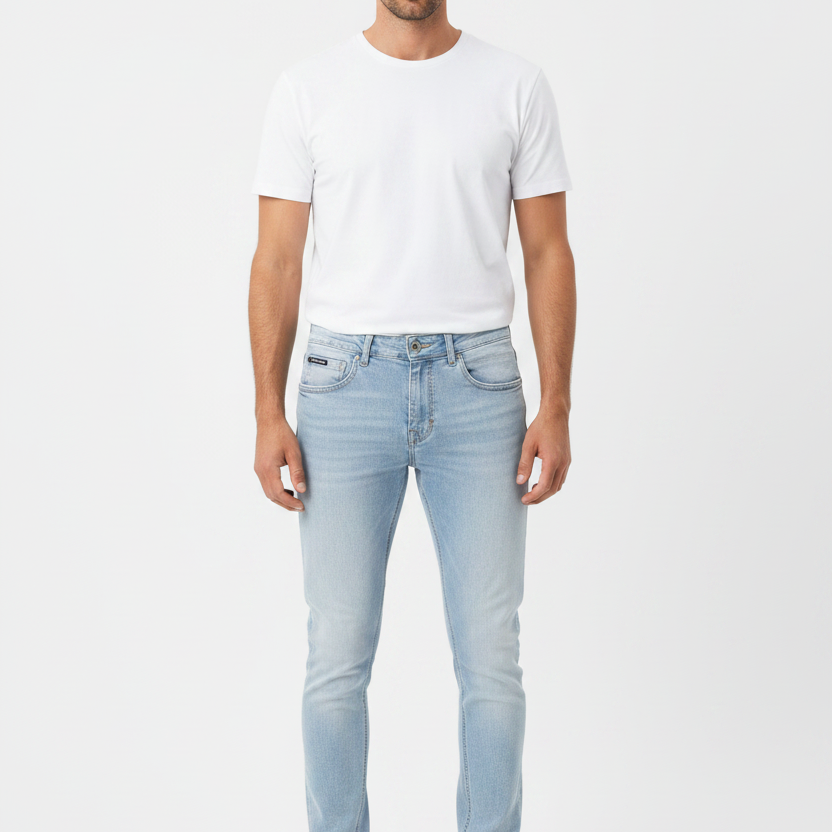 WAM DENIM Jeans 72452 Halvik Light Blue - Front View