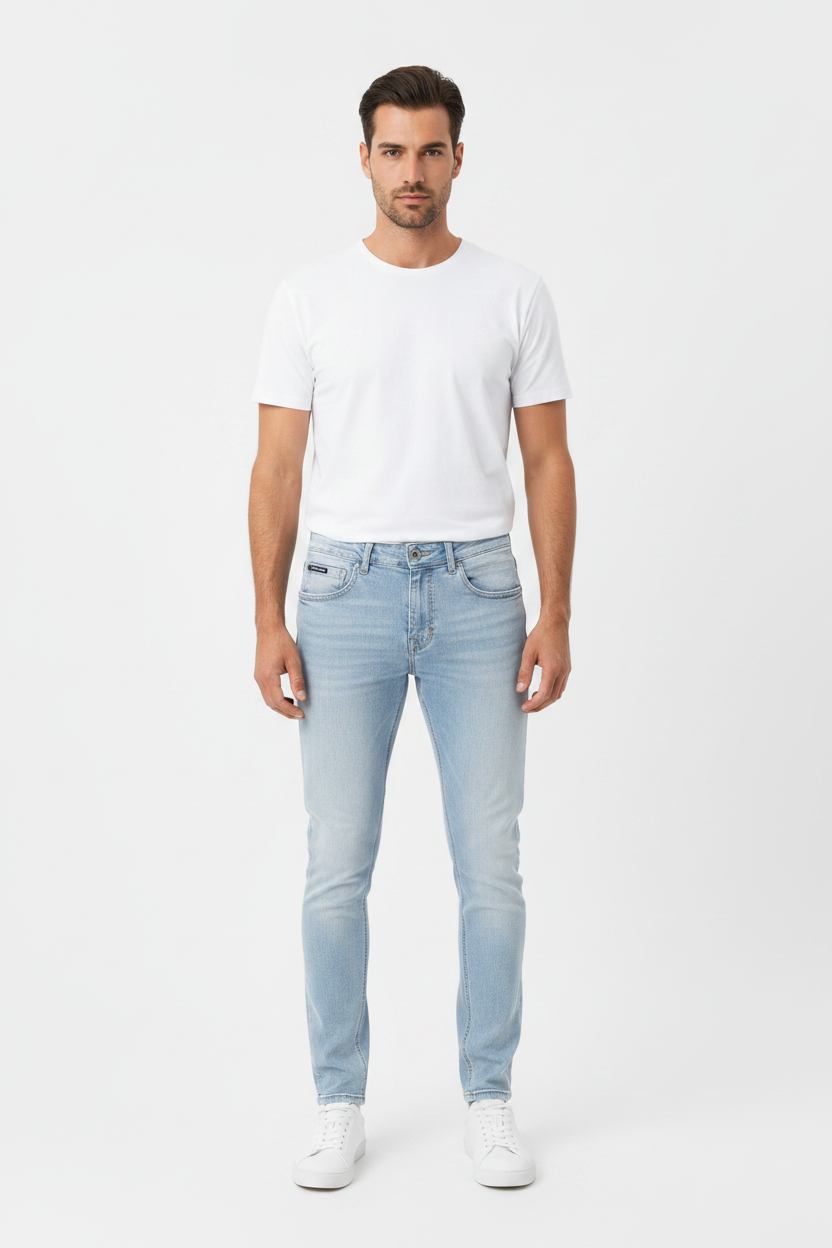 WAM DENIM Jeans 72452 Halvik Light Blue - Front View