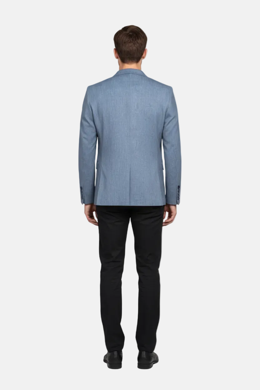 Vindor Indigo Blazer - Back