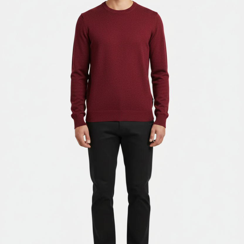 Thorn Dark Red Pullover - Front