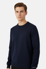 Thorn Blue Pullover - Front Upper Body
