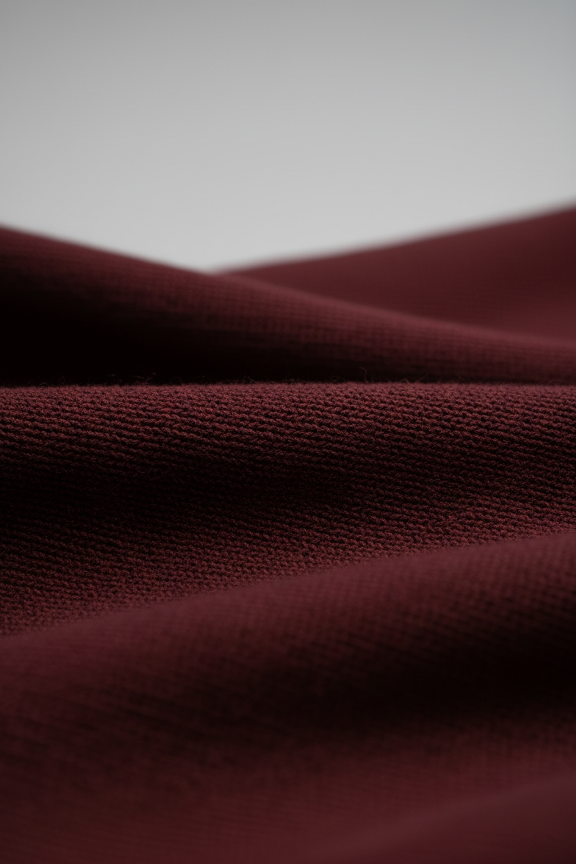 Thorn Dark Red Pullover - Fabric