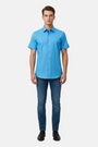 Valmor Sky Blue Short Sleeve Shirt - Front