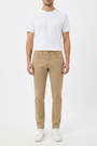 WAM DENIM Chino 72446 Thalin Dark Beige - Front View