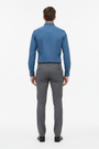 Wam Denim Vuric Petrol Long Sleeve Shirt – back view on model