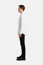 Merax White Long Sleeve Shirt - Side View
