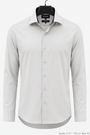 Wam Denim Norvik Light Grey Long Sleeve Shirt – front hanger view with size label