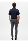 Wam Denim Lorven Navy Short Sleeve Shirt – back view on model