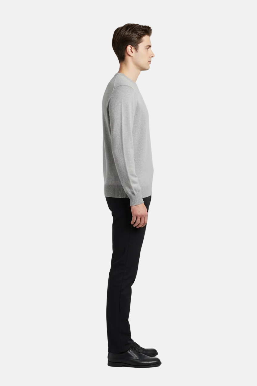 Thorn Light Grey Pullover - Side View