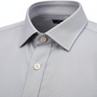 WAM DENIM Norvik Light Grey Shirt - Collar Detail