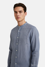 Merax Indigo Long Sleeve Shirt - Front Upper Body